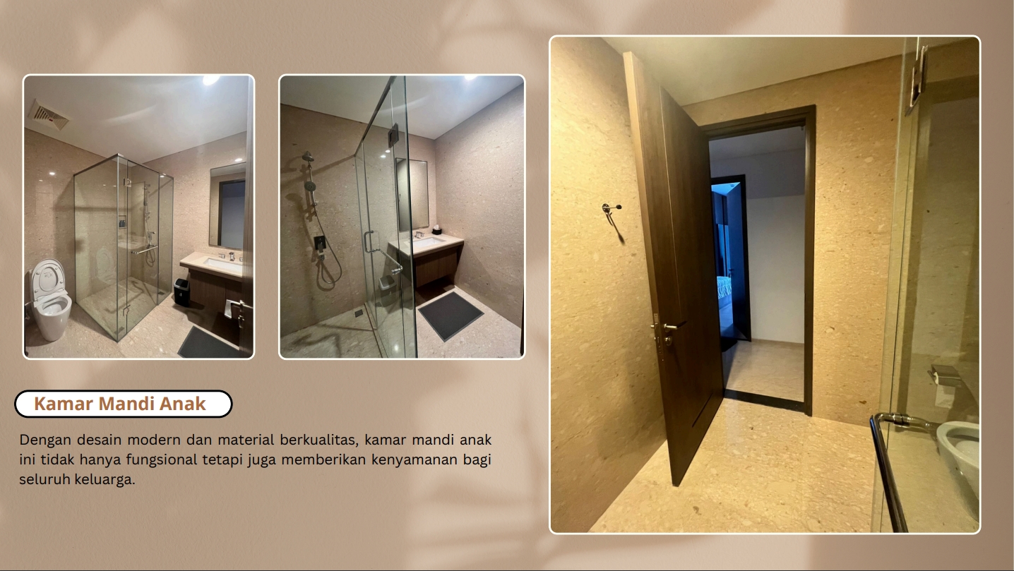 13 kamar mandi anak